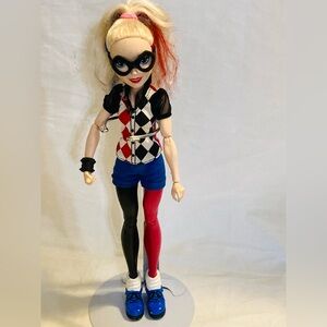 Harley Quinn DC Superhero Girl 2015 12" Doll Action Figure Mattel No Doll Stand